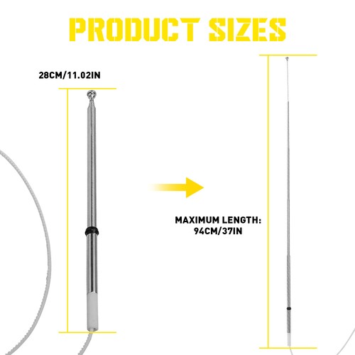 Power Antenna Mast Replacement Cable 86337-35111 For Toyota 4Runner 1996-2002 - Picture 2 of 14