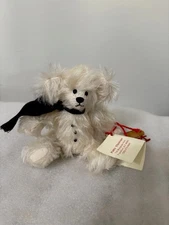Pitty Patch Handmade Mohair Teddy Bear By Patty Thomas Hinged ‘Snowbear’ & Sled