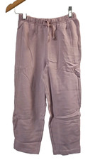 NWT HANNA ANDERSSON FRENCH TERRY COSMIC PURPLE BARREL SWEATPANTS 130 8