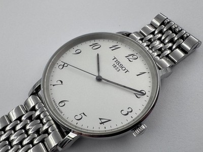 TISSOT Everytime T109.410A Quartz Arabic Silver Dial All Stainless Steel - 38 mm