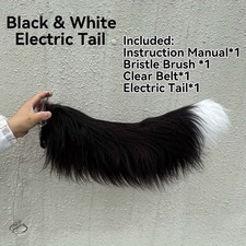 Cool Interactive Faux Fur Tail Made for Anime Cosplay Fursuit Fashion Followers