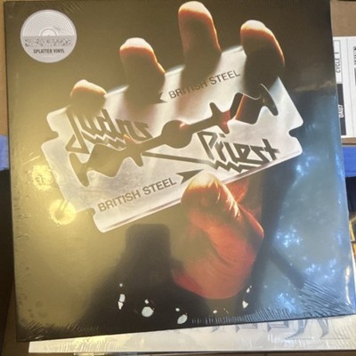 Judas Priest British Steel Black & Blue Splatter Vinyl LP 12'' Sony Legacy Metal