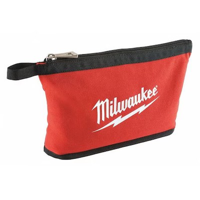 Milwaukee Tool 48228180 Bag/Tote, Zipper Pouch, No. 10 Canvas; Zipper: Metal