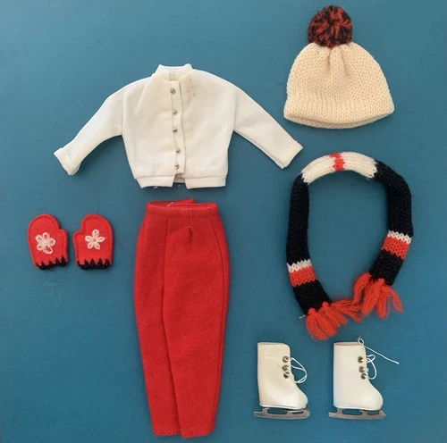 1960's Tammy Doll IDEAL FIGURE 8 ICE SKATING Outfit #9212-2