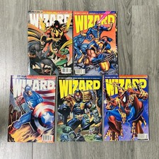 Used 1995 Wizard #’s 45 46 47 49 #50 Todd McFarlane Cover Issue Lot of 5