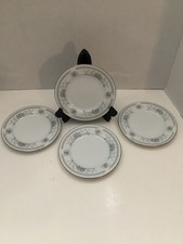 Salem Heritage Vtg American Limoges Bridal Bouquet 6.5” Bread Plates. Set of 4