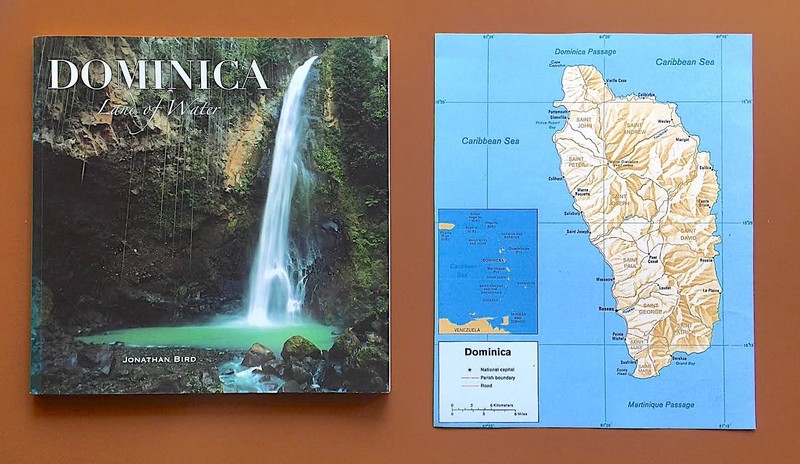Pictorial Guide, Map for the Caribbean Island of Dominica