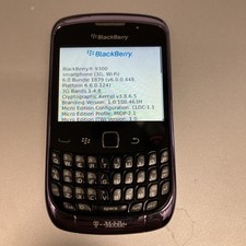 Curve 9300 - Black and purple T-Mobile  for fix or partsor parts