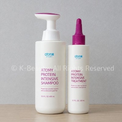 ATOMY Protein Intensive Shampoo 400ml Treatment 200ml + FREE GIFT K-Beauty NEW