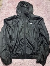 Under Armour black windbreaker jacket Women’s Size M