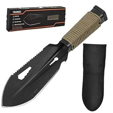 Backpacking Trowel Ultralight, Camping Shovel, Garden Trowel Hand Tool Black