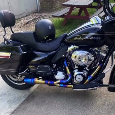 2-1 Fishtail True Dual Exhaust Systems for Softail 2000-2017 Models Harley