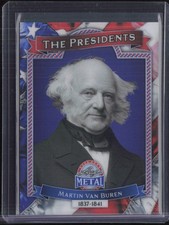 2026 Leaf Metal The Presidents Purple Prismatic #8 Martin Van Buren 3/5