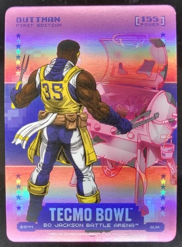 2026 Bo Jackson Battle Arena Tecmo Bowl Buttman First Edition Battlefoil SP RW3
