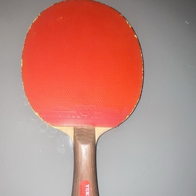 Butterfly DRIVER-DI S Tischtennis Komplettschläger konkav Holz rot/schwarz