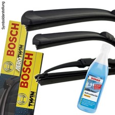 Bosch Scheibenwischer Vorne Hinten für BMW 3 Compact E46 316 + Sonax Frostschutz