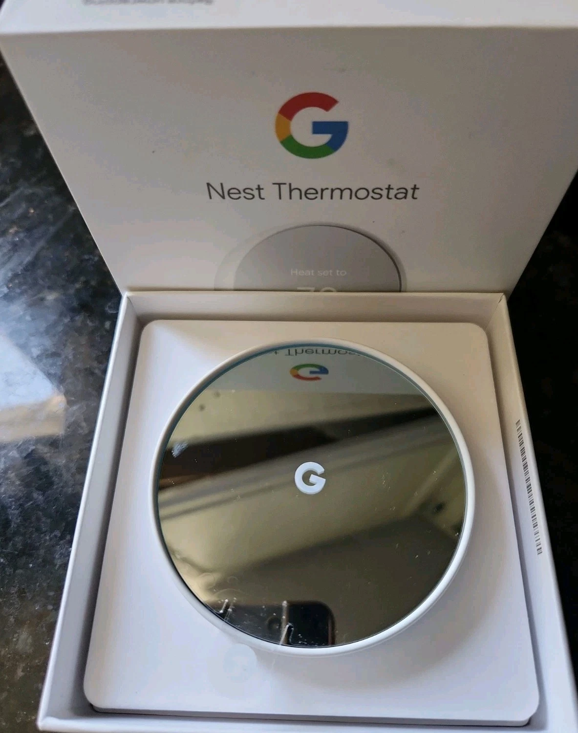 New-Open-Box Google-Nest Thermostat-M-G4CVZ Never Used