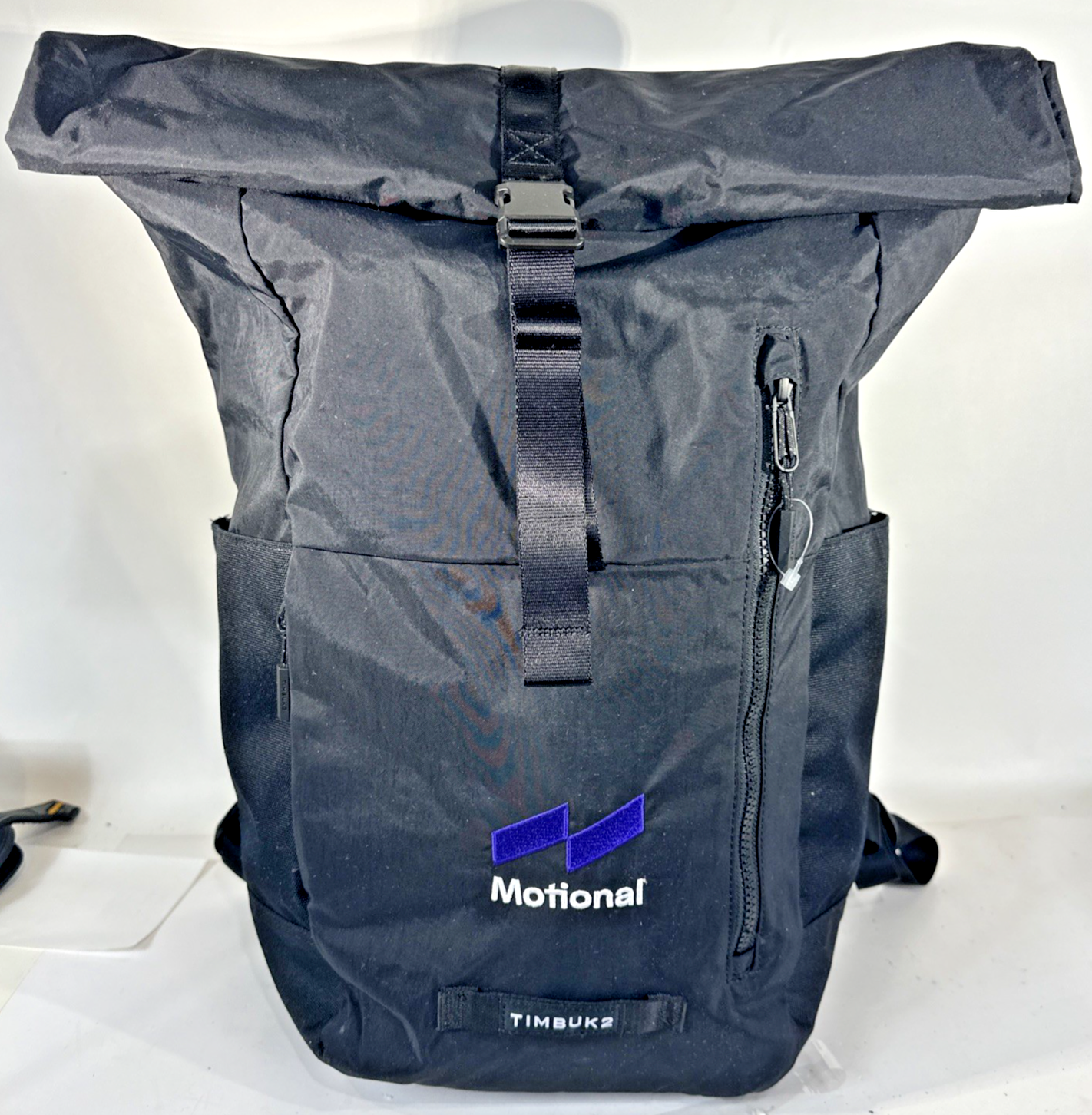 Timbuk 2 Black Tuck Rolltop Laptop Minimalist Backpack, Black, EUC