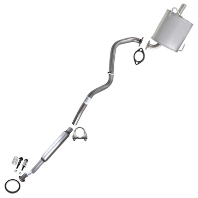 Stainless Steel Resonator Muffler Exhaust Kit fits: 2010-2017 Subaru Legacy 2.5L