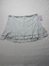 Wild fable Grey ruffle mini skirt with built in shorts ruffles miniskirt
