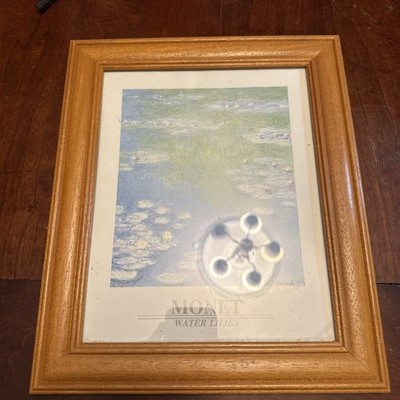 Claude Monet Seerosen Druck gerahmt unter Glas