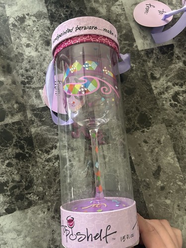 Topshelf Happy 30ish Birthday Wine Glass New In Box With Gift Tag 15 Fl oz - Picture 3 of 6