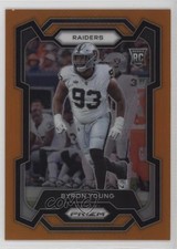 2023 Panini Prizm Rookies Orange Prizm 181/249 Byron Young #355 03tv