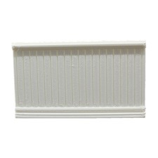 Wainscot Wall Panel Model Realistic White Wainscot Miniature Pretend Girls Gift