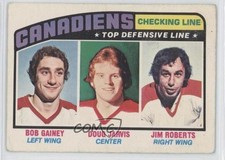 1976-77 O-Pee-Chee Bob Gainey Doug Jarvis Jim Roberts Jimmy Roberts #217 HOF 0a1