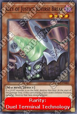 Ally of Justice Reverse Break (V.2) HAC1-EN085 Parallel Rare Englisch Neu 1st