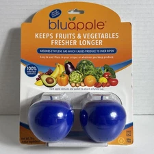 Bluapple Produce Freshness Saver Balls set of 2 keeps produce fresher for longer