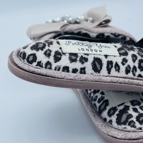 New Pretty You London Slippers Elodie Medium NWT Ret $62 Rose Pink Size 6.5-7.5 - Picture 9 of 15