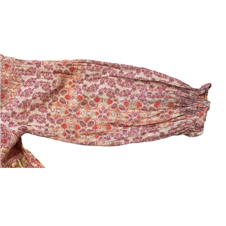 Zara Girls Size 4-5 Floral Long Sleeve Dress - Image 3 of 4