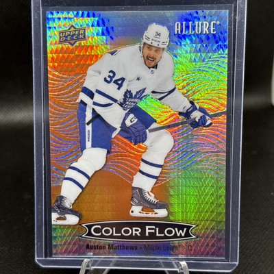 2024-25 Allure Color Flow Orange-Yellow Spectrum /199 Auston Matthews CFL-9