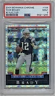 TOM BRADY 2004 BOWMAN CHROME - XFRACTOR #106  /250 LOW POP - PSA 9