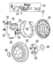 Genuine Mopar Wheel Cylinder 5018211AA