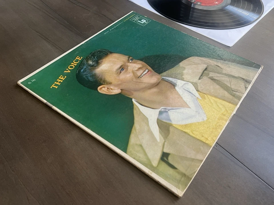 Frank Sinatra The Voice LP CL743 1955 VG/VG Mono Jazz Vocal Columbia 6-Eye Label - Image 4 of 4