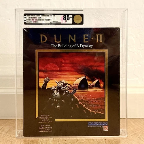 Dune II - VGA 85+ Gold - Sealed - IBM 3.5” - Big Box PC - 1992 Virgin Games