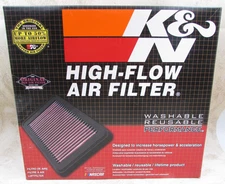 K&N 33-2287 High-Flow Original Lifetime Engine Air Filter, Increase Power