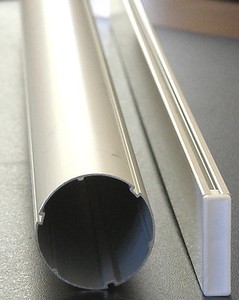 39 Roller Rod With Weight Bar For Shade Blind Curtain Rod Or Projection Screen Ebay