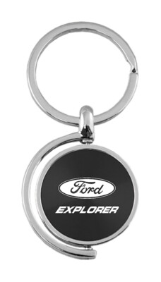 Ford Explorer Spinner Key Ring (Black)