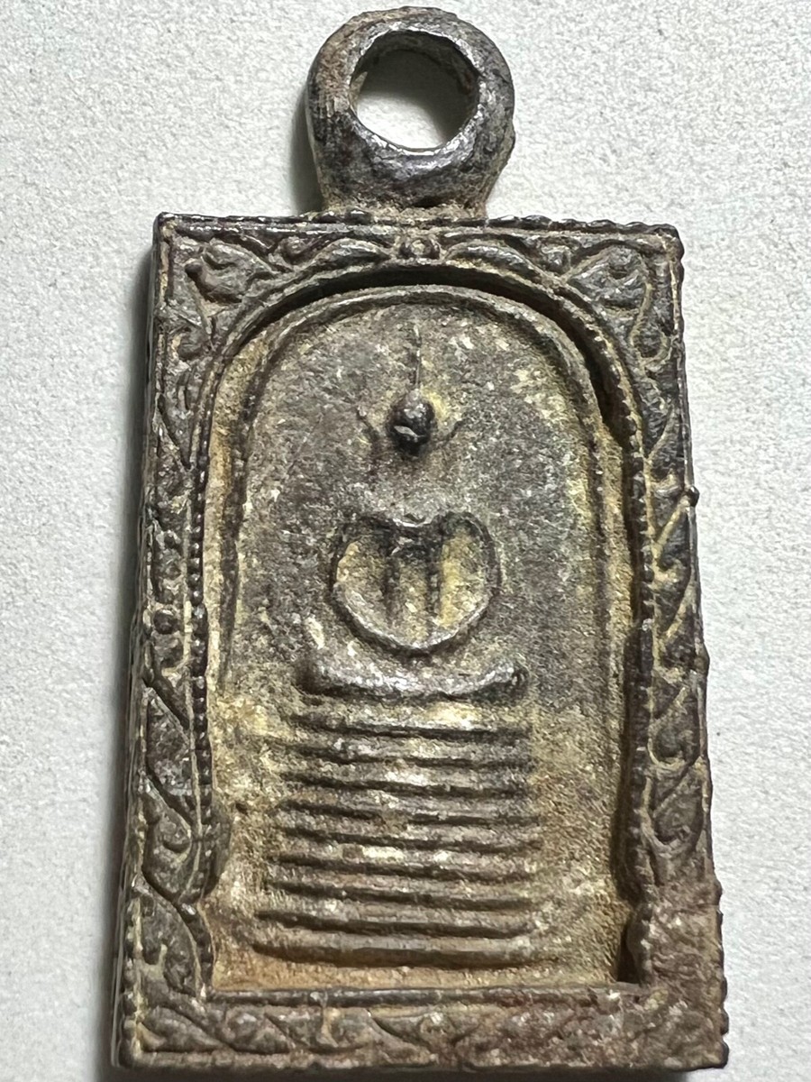 PHRA SOMDEJ KEDCHAIYO LP RARE OLD THAI BUDDHA AMULET PENDANT