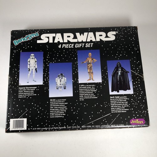 Star Wars Bend-Ems Figure 4 Pack 1993 Death Vader R2D2 C-3PO Stormtrooper - Picture 6 of 8