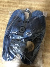 Rockin Footwear Men's Aqua Rubber Water Shoe R-M521 Navy Size 9 New