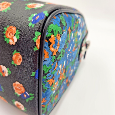 COACH F57626 Floral Mix Print Coated Canvas Bennett Mini Satchel