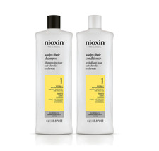 NIOXIN System 1 Cleanser Shampoo  Scalp Therapy Conditioner 33.8oz Duo Set