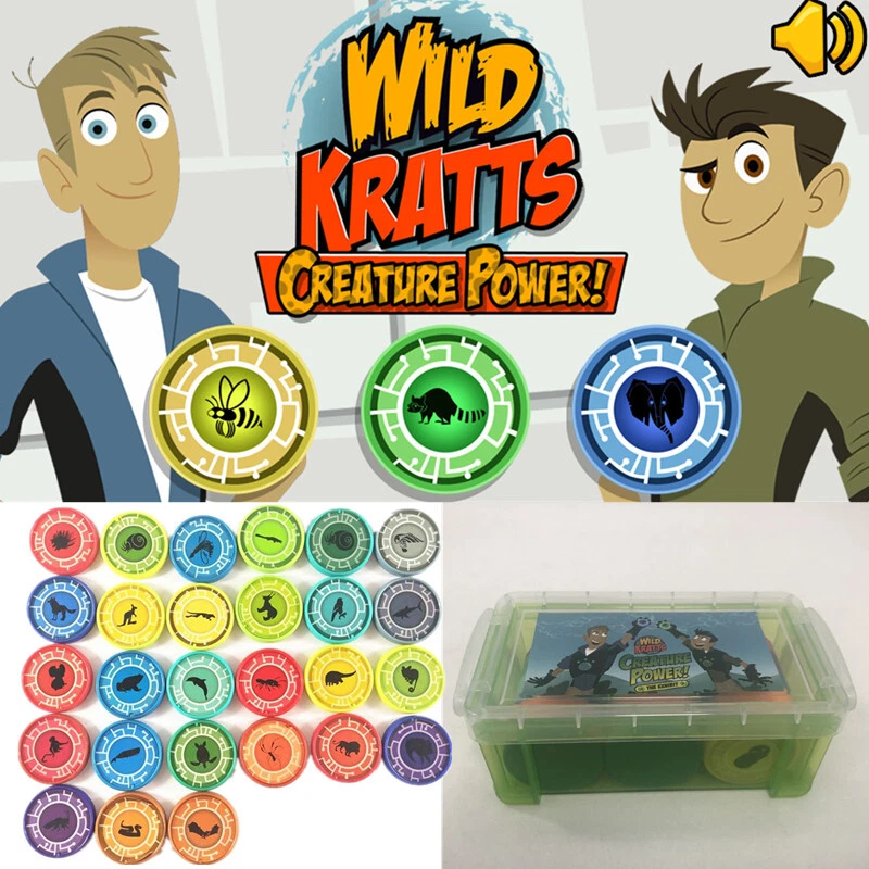 70 PCS Random Color Wild Kratts Power Discs Collection Board Game Prop - Image 2 of 4