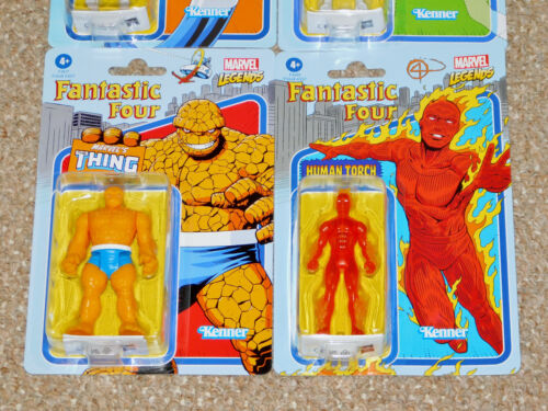 2021 Hasbro Marvel Legends Retro 3.75" Fantastic Four Lot of 4 Figures MOC New - Picture 3 of 7