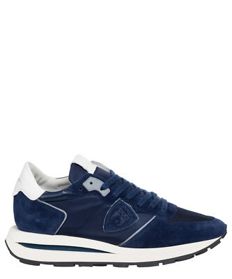 Philippe Model Sneaker herren tropez TKLU-W005 Bleu Leder Logo schuhe