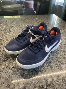 navy blue nike baseball cleats